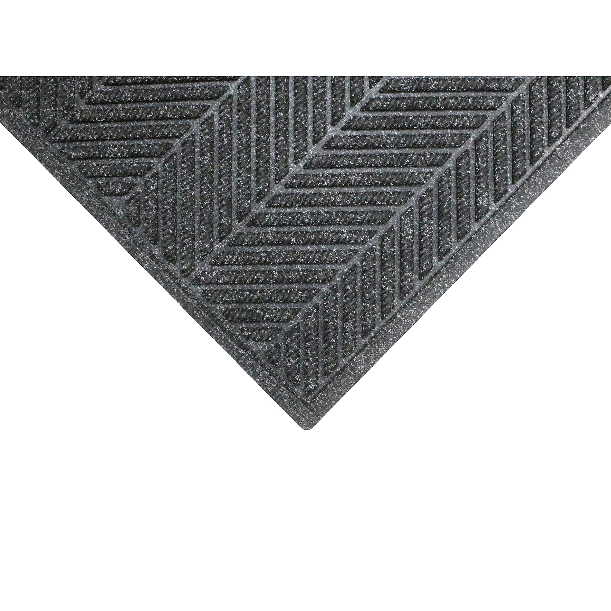 WaterHog, Max Herringbone Fash GreyAsh 3x5 universal, Width 36 in, Length 60 in, Thickness 3/8 in, Model# 22417335070